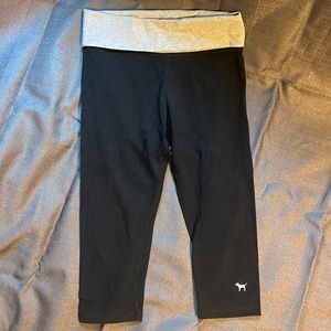 PINK capri yoga pants